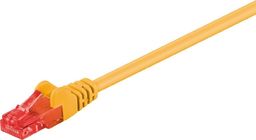  Goobay Wentronic Goobay CAT 6 Patch Cable, U/UTP, yellow, 7.5 m - CCA coppergemisch (68428)