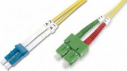  Digitus DIGITUS Professional - Patch- Cable - SC/APC Single mode (M) to LC/UPC Single mode (M) - 1 m - glass fiber - 9 / 125 Micron - OS2 - booted, halogen free