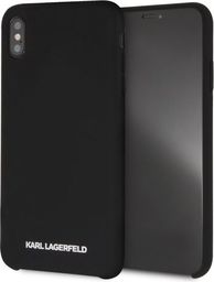 Karl Lagerfeld Karl Lagerfeld KLHCI65SLBKS iPhone Xs Max hardcase czarny/black Silicone
