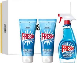  Moschino Zestaw Fresh Couture EDT spray 100ml + Body lotion 100ml + bath&shower gel 100ml
