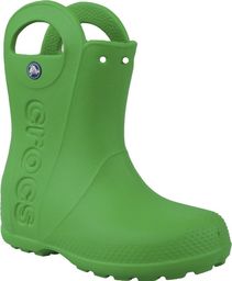  Crocs buty dziecięce Handle Rain Boot zielone r. 34-35 (12803)