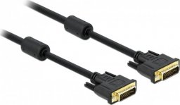 Kabel Delock DVI-I - DVI-I 1m czarny (83110)