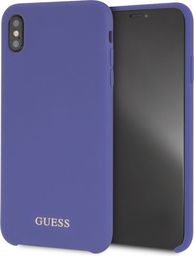  Guess Guess GUHCI65LSGLUV iPhone Xs Max purple /fioletowy hard case Silicone