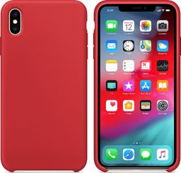  Hurtel Silicone Case elastyczne silikonowe etui pokrowiec iPhone XS Max czerwony