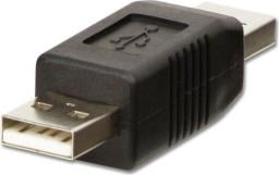 Adapter USB Lindy USB - USB Czarny  (71229)