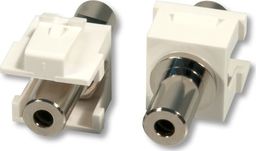  Lindy Gniazdo naścienne mini jack (3,5mm) Keystone (łącznik modułowy) Lindy 60528 - 2szt