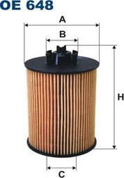 Filtron 648 OE FILTR OLEJU OPEL