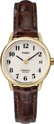Zegarek Timex T20071 Easy Reader damski brązowy