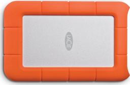 Dysk zewnętrzny HDD LaCie Rugged Mini 1TB Srebrno-pomarańczowy (301558)