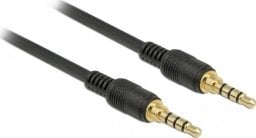 Kabel Delock Jack 3.5mm - Jack 3.5mm 2m czarny (85598)