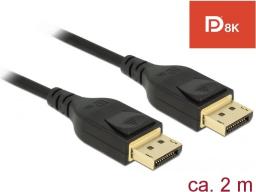 Kabel Delock DisplayPort - DisplayPort 2m czarny (85660)