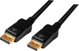Kabel LogiLink DisplayPort - DisplayPort 15m czarny (CV0113)