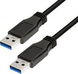 Kabel USB LogiLink USB-A - 3 m Czarny (CU0040)
