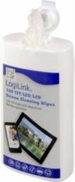  LogiLink Chusteczki nawilżane do czyszczenia ekranów TFT/LCD/LED 100 szt. (RP0010)