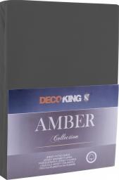  Decoking Prześcieradło Amber szare r. 180x200 lub 200x200cm