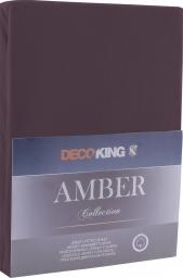  Decoking Prześcieradło Amber czekoladowy r. 180x200 cm