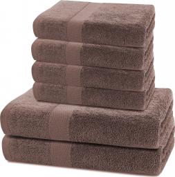  Decoking Komplet ręczników Marina brązowy - 6 sztuk