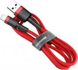 Kabel USB Baseus USB-A - Lightning 1 m Czerwony (CALKLF-B09)