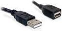 Adapter USB Delock Czarny  (82457)
