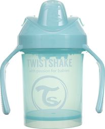 Twistshake Neišsiliejantis puodelis su rankenėlėmis Twistshake Mini Cup, 230 ml, 4 mėn., pastel blue