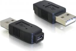 Adapter USB Delock microUSB - USB Czarny  (65029)