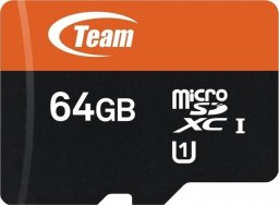 Karta TeamGroup 500x MicroSDXC 64 GB Class 10 UHS-I/U1  (TUSDX64GUHS03)