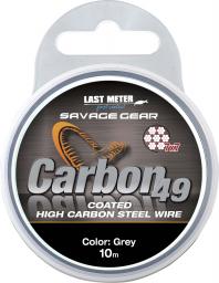  Savage Gear Carbon49 0.60mm 16kg 35lb Coated Grey 10m (54896)