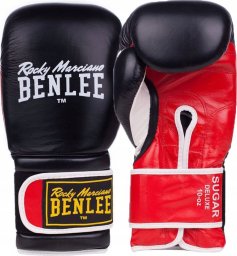 Benlee Natūralios odos bokso pirštinės Benlee Sugar Deluxe, juodos/raudonos () - 22962170