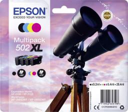Tusz Epson Epson 502XL Multipack - 4-Pack - XL - Black, Yellow, Cyan, Magenta - Original - Blister - Ink Cartridge - for Expression Home XP-5100, XP-5105, WorkForce WF-2860, WF-2860DWF