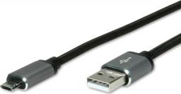 Kabel USB Roline USB-A - 3 m Czarny (JAB-3883290)