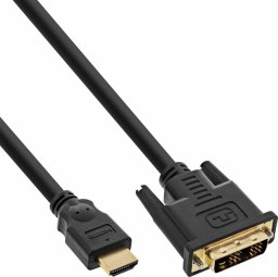 Kabel InLine HDMI - DVI-D 10m czarny (17666P)