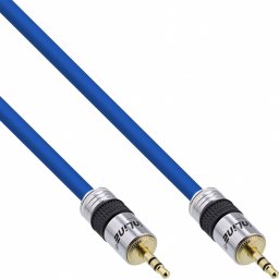 Kabel InLine Jack 3.5mm - Jack 3.5mm 10m niebieski (99950P)