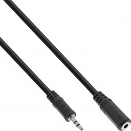 Kabel InLine Jack 3.5mm - Jack 3.5mm 1m czarny (99934)