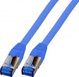  EFB Patchcord RJ45 S / FTP, kat. 6A, kat. 7 Raw kabel TPE superflex, 1m, niebieski (K5525FBL.1)