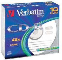 Verbatim CD-R 700 MB 48x 10 sztuk (43415)