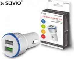 Ładowarka Savio SA-06 2x USB-A 3 A  (SA-06/W)