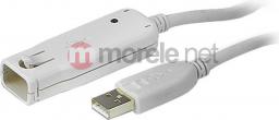 Kabel USB Aten USB-A - 12 m Biały (UE2120)