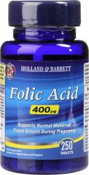Holland & Barrett Kwas Foliowy 400 ug 250 tabl.