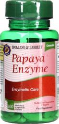 Holland & Barrett Papaina 100 Tabletek do Żucia (HB1130)