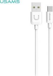Kabel USB Usams U-Turn micro USB 2A 1m biały US-SJ098 -MICUSBXD02
