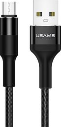 Kabel USB Usams USB-A - microUSB 1.2 m Czarny (SJ224USB01)