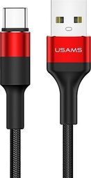 Kabel USB Usams USB-A - USB-C 1.2 m Czarny (SJ221TC02)