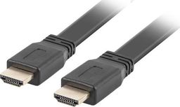 Kabel Lanberg HDMI - HDMI 1m czarny (CA-HDMI-21CU-0010-BK)