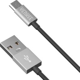 Kabel USB Sencor USB-A - microUSB 1 m Czarny (YCU 221 BSR)