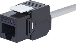 NetRack Netrack moduł Keyston Jack 1xRJ45 8p8c, kat. 6A UTP, beznarzędziowy