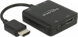 Adapter AV Delock HDMI - Toslink czarny (63276)
