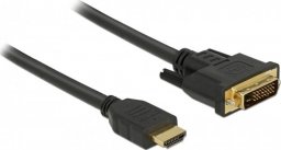 Kabel Delock HDMI - DVI-D 0.5m czarny (85651)