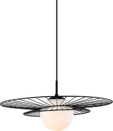 Lampa wisząca Italux Alison nowoczesna czarny  (MDM-4001/1 BK)
