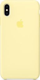  Apple Silikonowe etui do iPhonea XS Max - łagodny żółty -MUJR2ZM/A