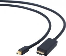 Kabel Gembird DisplayPort Mini - HDMI 1.8m czarny (CC-mDP-HDMI-6)